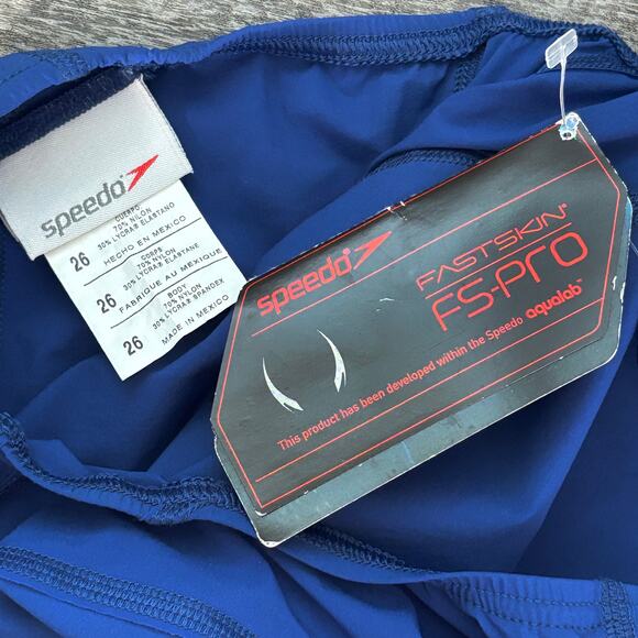 Speedo NEW Fastskin FS-PRO Full Body Open Back Full Length Swimsuit 26 7190100 - Picture 5 of 7